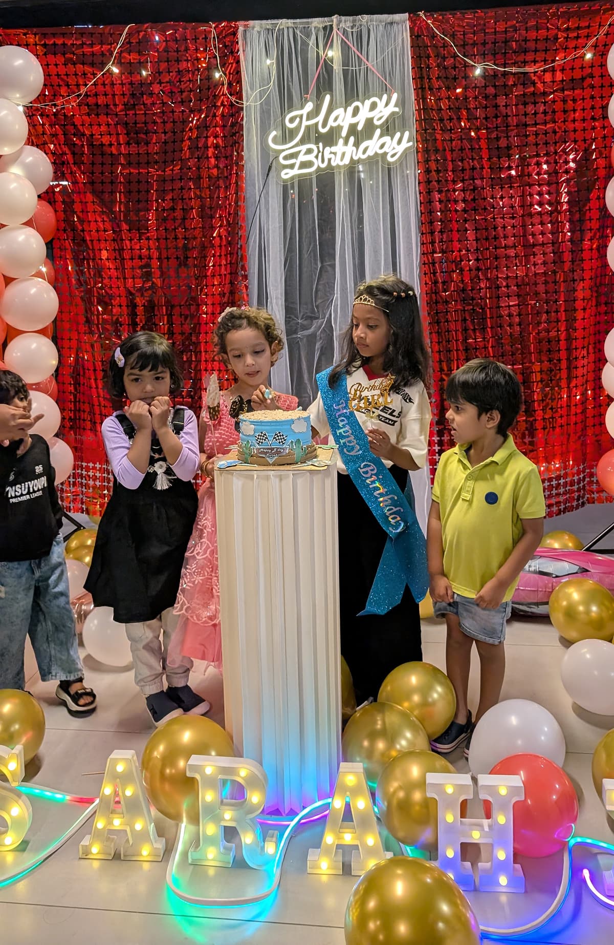 RC racing birthday fun